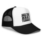 See You Next Tuesday Black on Black on White Trucker - James Kennedy Merch