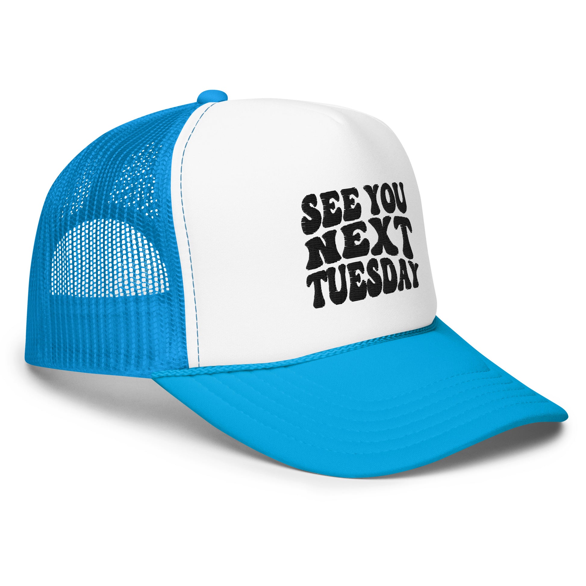 See you Next Tuesday Blue Trucker - James Kennedy Merch