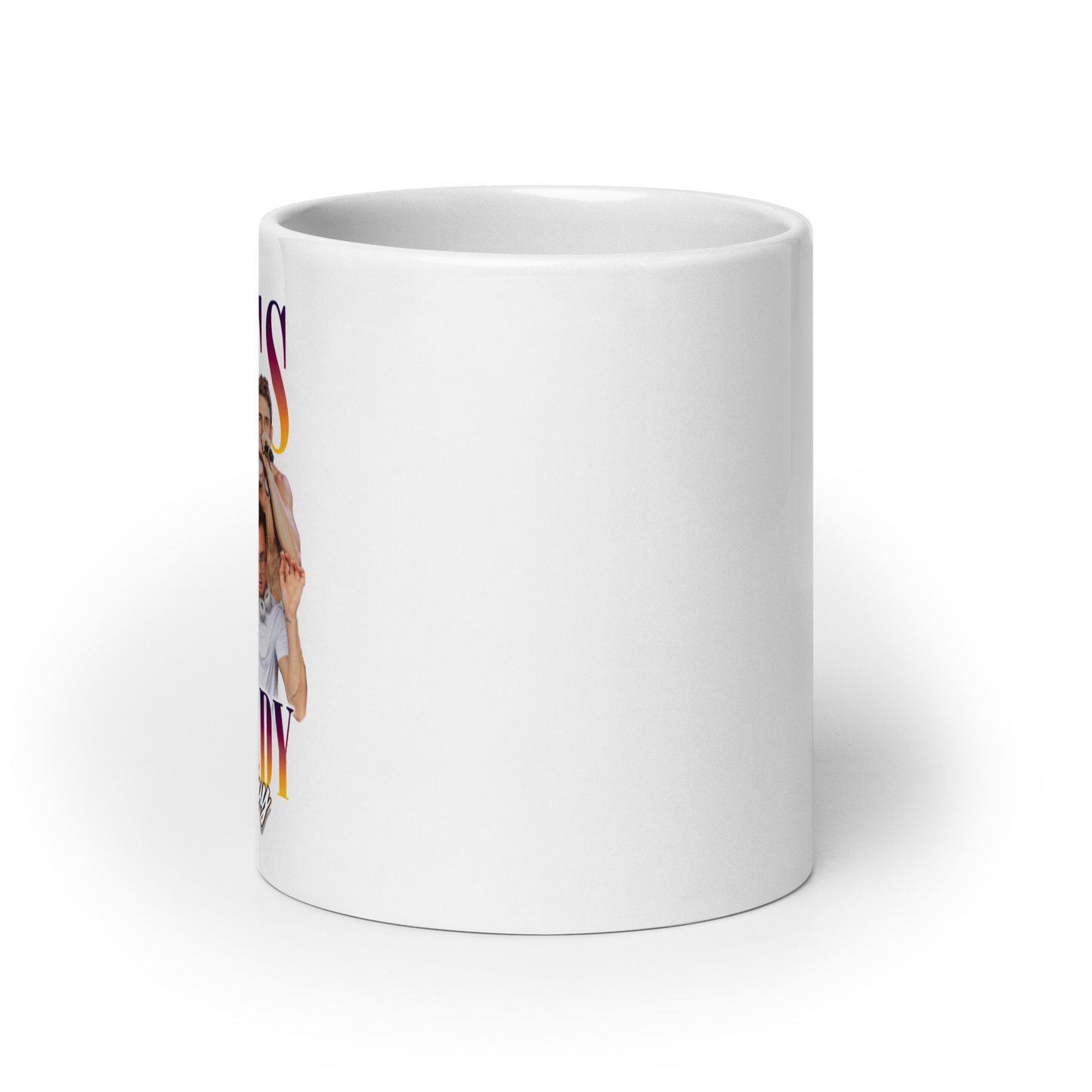 Y2JK White Glossy Mug - James Kennedy Merch