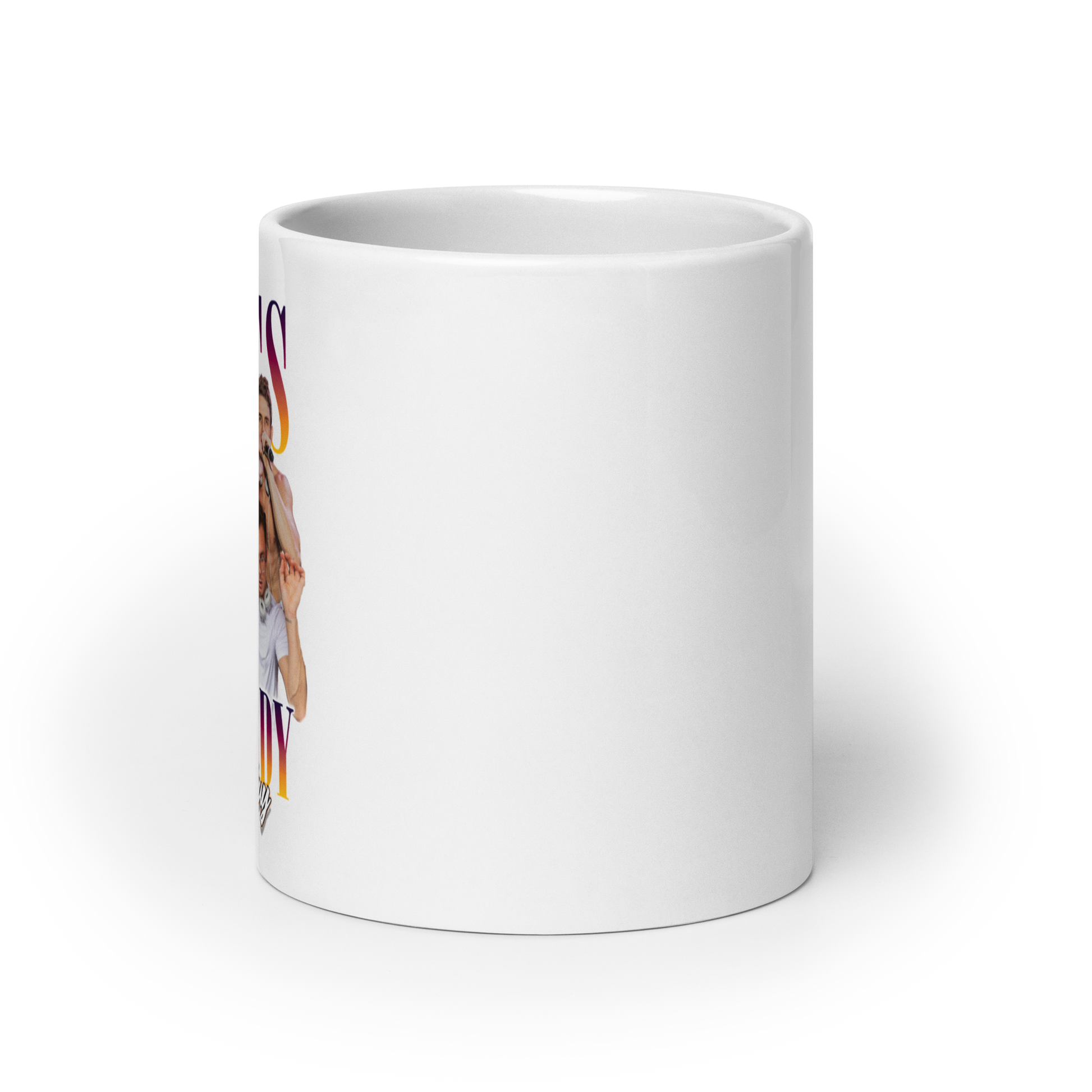 Y2JK White Glossy Mug - James Kennedy Merch